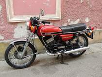 YAMAHA R5-350 steht fr eine Testfahrt bereit; 130815