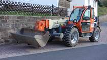 JLG Teleskoplader steht in 36100 Petersberg-Marbach im Oktober 2013
