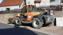 JLG Teleskoplader steht in 36100 Petersberg-Marbach im Oktober 2013