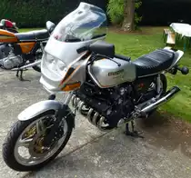 Honda CBX, luftgek�hlter 6-Zyl.4-Takt-Reihenmotor mit 1047ccm und 77PS, Baujahre 1978-82, Traktorentreffen Reiningen/Elsa�, Aug.2013