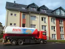 Belieferung eines Altenheimes in Gro�sch�nau mit Pellets am 25.03.2013