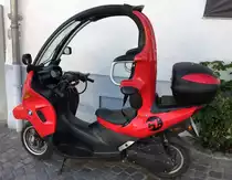 BMW C1, �berdachter Motorroller, gebaut von 2000-03, Aug.2011