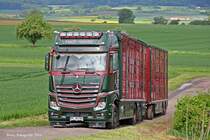 Mercedes Benz Actros  Mp4  2551 der Nutz- Zucht- und Schlachtviehhandlung Hachmeister. Edermünde 21.05.2013