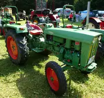 Holder B25, Ackerschlepper mit 2-Zyl.2-Takt-Diesel, 990ccm und 20PS, wurde von 1968-73 gebaut, Tennenbronner Oldtimertreffen, Juli 2013