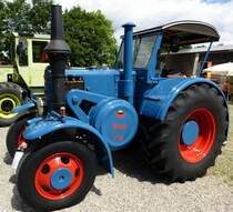 Ursus C45, polnischer Nachbau(ohne Lizenz) des berhmten Lanz-Bulldog, Baujahr 1950, Oldtimertreffen Schutterzell, Juni 2013