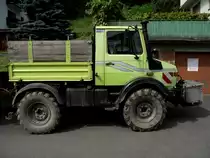 Unimog U1600 von der Seite steht am 02.09.11 in Neckargemünd