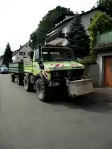 Unimog U1600 von vorne am 02.09.11 in Neckargemünd 