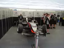 Formel 3 Rennwagen am 16.08.09 auf dem Nürburgring 