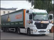 Mercedes Actros Sattelzug in Sassnitz am 13.09.2013