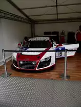 Audi R8 LMS steht als Taxi Fahrzeug am 07.08.11 auf den Nürburgring 