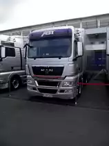 MAN TGX von Team Abt Sportsline am 07.08.11 auf dem Nürburgring 