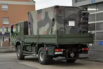 Iveco Eurocargo 140E24 - 5 to gl mit  Sperrzonen-Koffer  auf der Ladefläche - Euskirchen 04.12.2013