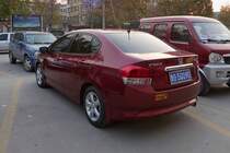 Ein Honda City in Shouguang, 20.11.11