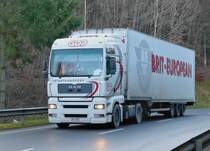 MAN Sattelzug aufgenommen am 20.12.2013.