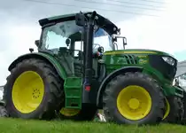 John Deere 6105R, Allradschlepper mit 125PS, Bulldogtreffen Bruckerhof, Juni 2013