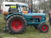 Hanomag Granit 500 Bj. 1963 mit Fritzmeier Ferdeck an Silvester 2013 auf dem Wolfsberg bei Tönisberg.