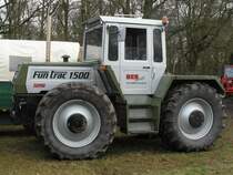 MB Trac 1500 in Sonderlackierung an Silvester 2013 auf dem Wolfsberg bei Tönisberg.