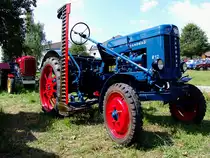 HANOMAG-R12; 12PS; 511ccm; Bj.1955 mit angebautem Mähbalken; 130811