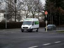 Neuer Mercedes Benz Sprinter von Europcar am 09.01.14 in Mainz 