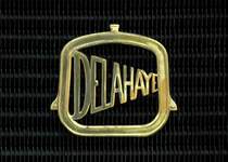 Delahaye, Khleraufschrift an einem Oldtimer von 1912, Jan.2014