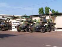 Kleiner Panzer ERC 90, Afrika Sommer 2013.