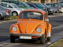 VW Kfer abgestellt am Straenrand.  08.01.2014.