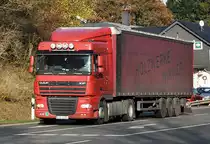 DAF XF Sattelzug bei Kommern - 03.12.2013