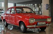 Ford Escort, Baujahr 1974, gesehen am 17.12.2013 im Ford Forschungszentrum in Aachen.
