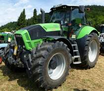 Deutz-Fahr Agrotron TTV630, Allradschlepper mit 6-Zyl.Turbo-Diesel und 225PS, Baujahr 2011, Glottertler Schleppertreffen, Juli 2013