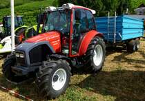 Lindner geotrac 64, Allradschlepper aus sterreich mit 78PS, Baujahr 2010, Glottertler Schleppertreffen, Juli 2013