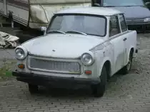 Trabant 601 ohne Nummernschild,am 13.Januar 2014,in Bergen/Rügen.