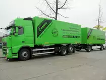 Volvo FH 420 Wechselbrücken-Fzg. am 19.01.2014 in Berlin-Charlottenburg