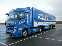 MB Actros 1842 im Dezember 2012 auf dem Autohof Berg / Bad Steben.