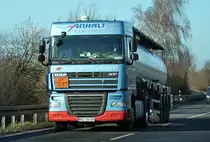 DAF XF Tanksattel  Anhalt-Logistic  bei Zülpich - 20.12.2013