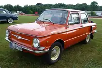 Saporoshez ZAZ-968 Bauzeit 1974-1980, sehr selten auf unseren Straßen anzutreffen, zu sehen bei der ersten Oldtimer-Rallye in Doberlug-Kirchhain am 28.07.2013