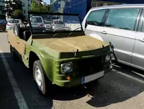 Citroën Méhari, ein offener Freizeitwagen wurde mit einer Leistung von 22kW im Zeitraum von 1968÷87 hergestellt; 130716