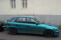 Opel Astra F getunert. Aufnahmedatum: 27.11.2013