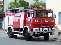 Löschwagen Magirus 232 in Schwenningen am 02/08/2008.