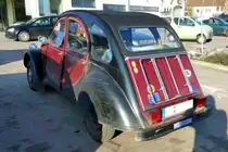 Citroen 2CV Heckansicht 05.02.2014 Doberlug-Kirchhain
