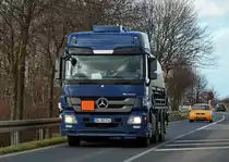 MB Actros Tankwagen bei Euskirchen - 17.01.2014