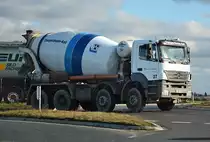 MB Axor 3240 Betonmischer bei Euskirchen - 28.01.2014