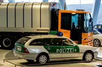 Mercedes-Benz C-Klasse T-model Polizei. Foto: 30.11.2012 Mercedes-Benz Museum.