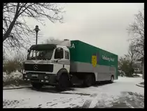 Alter Mercedes mit Sonderaufbau in Welzheim am 27.03.2013