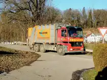 ACTROS hat seine Müllsammeltour beendet; 140206