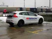 Volvo V40 der Reederei Stena in Rostock am 01.02.14