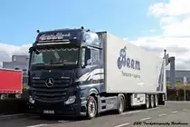 Mercedes Benz Actros 1845 als Kühlsattelzug von  Baam . Kassel 14.02.2014