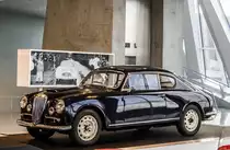Lancia Aurelia B20. Sonderausstellung im Mercedes-Benz Museum Stuttgart, November 2012.