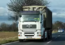 MAN D26 Kipper bei Euskirchen - 11.01.2014