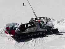 Pistenraupe bei der Arbeit im Skigebiet Schmittenhöhe, 2.3.12