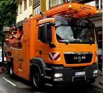 MAN TGS Kanalreinigungswagen am 03.08.11 in Heidelberg